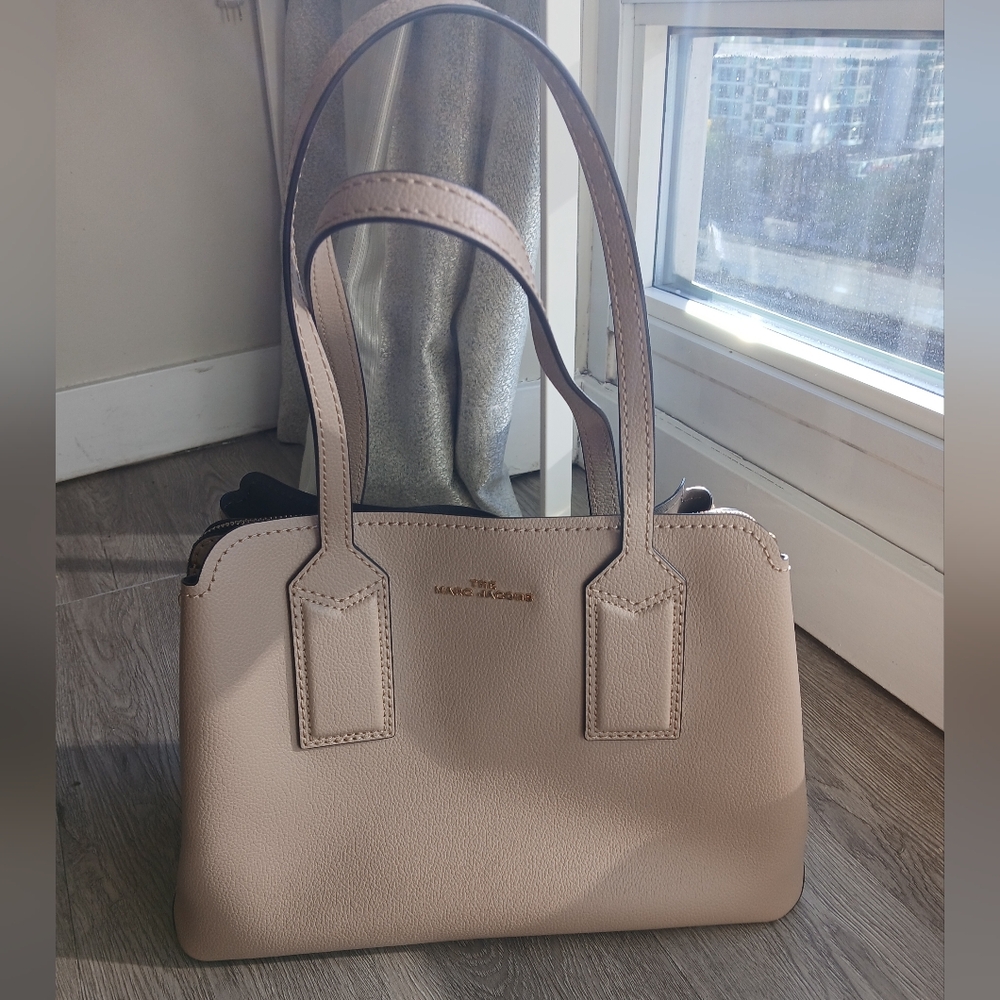 Marc Jacobs Beige Leather "The Editor" Tote Bag